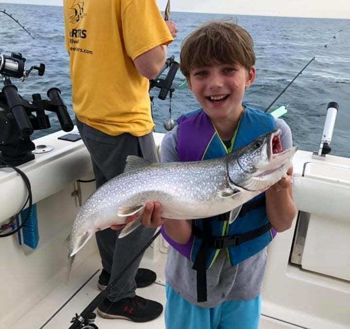 Liam gets his fish